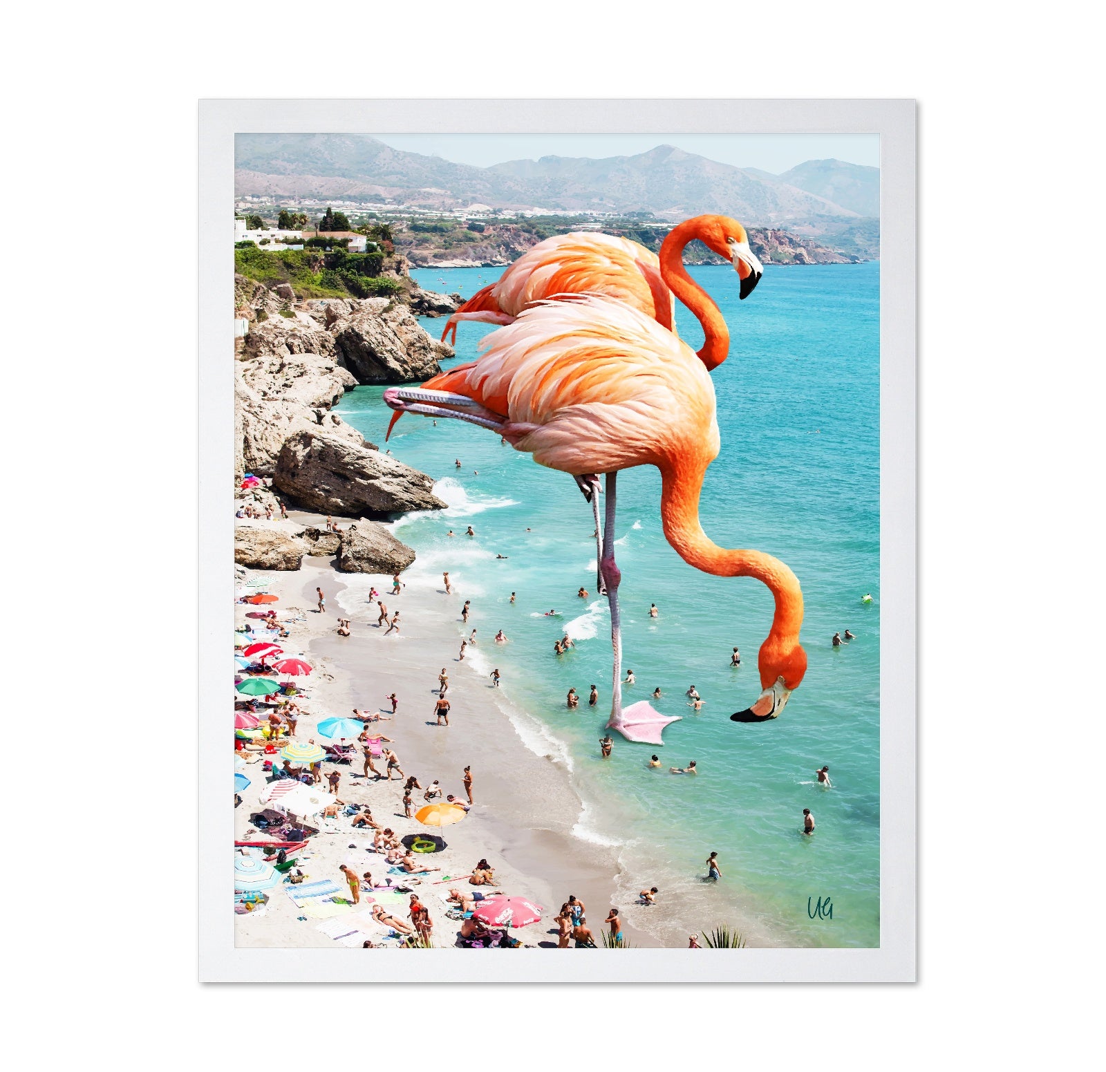 Giant Flamingo Beach