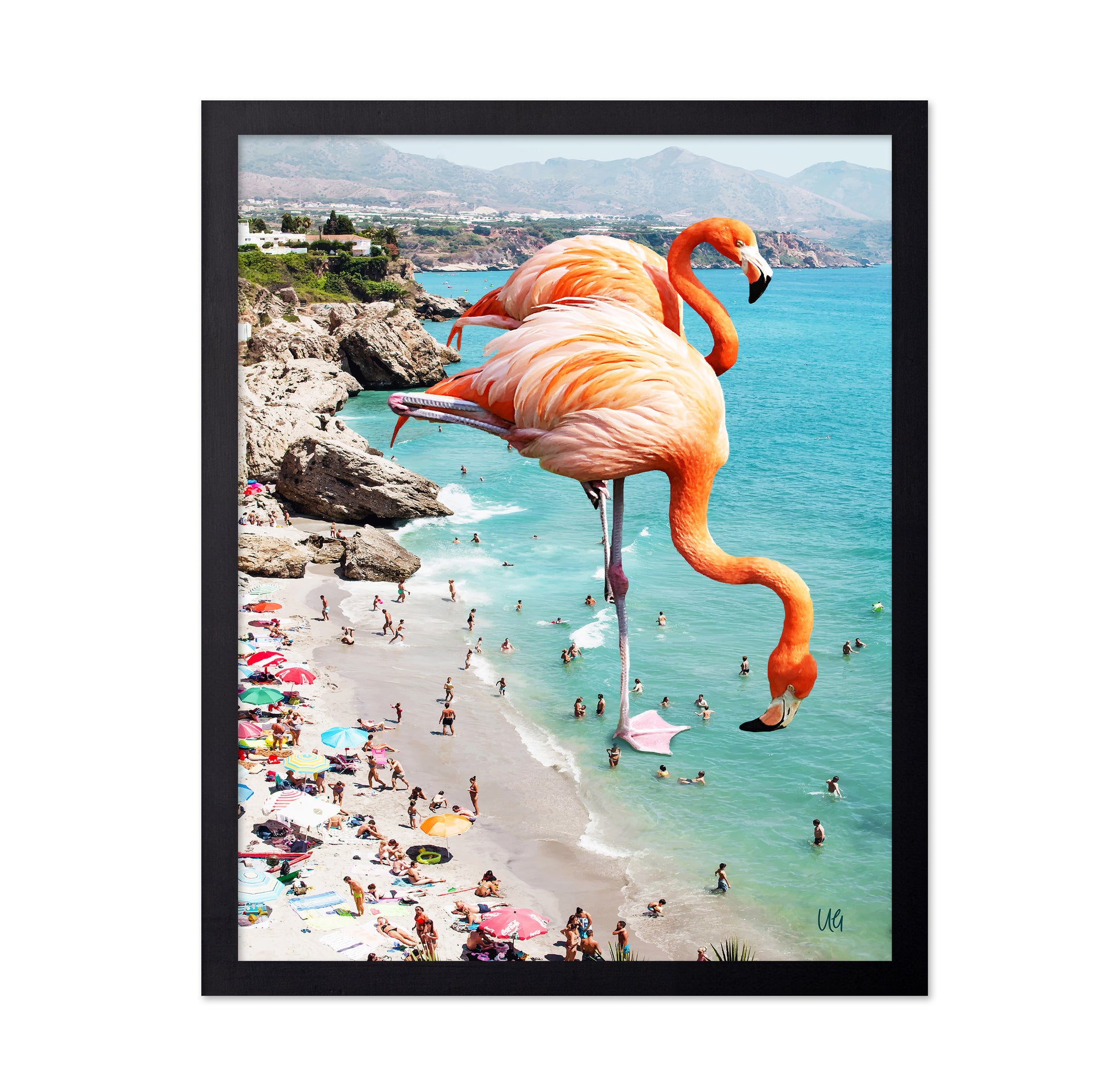 Giant Flamingo Beach