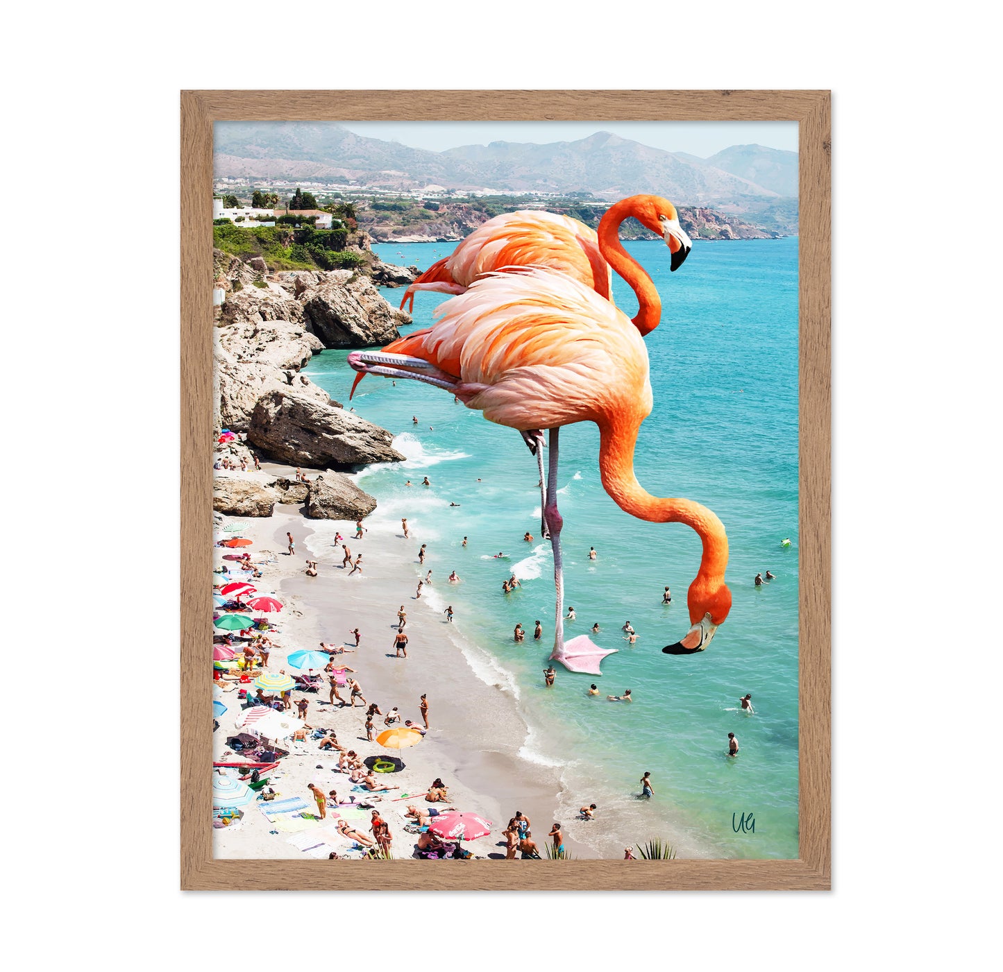 Giant Flamingo Beach