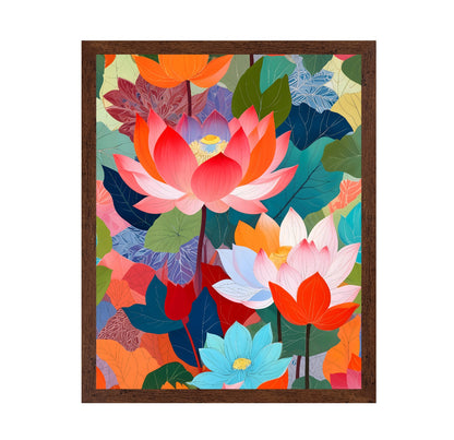 Colorful Lotus Garden