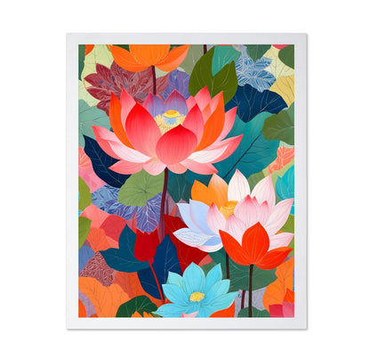 Colorful Lotus Garden