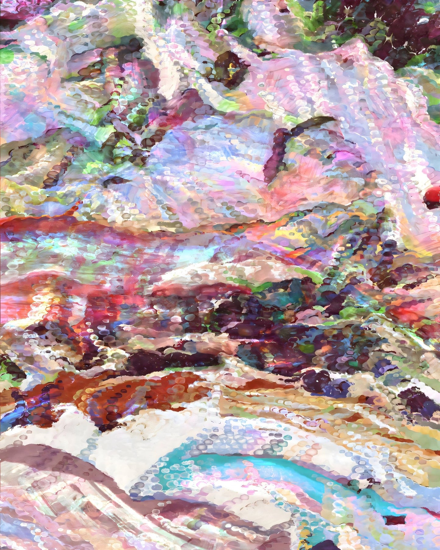 Colorful Mineral Flow