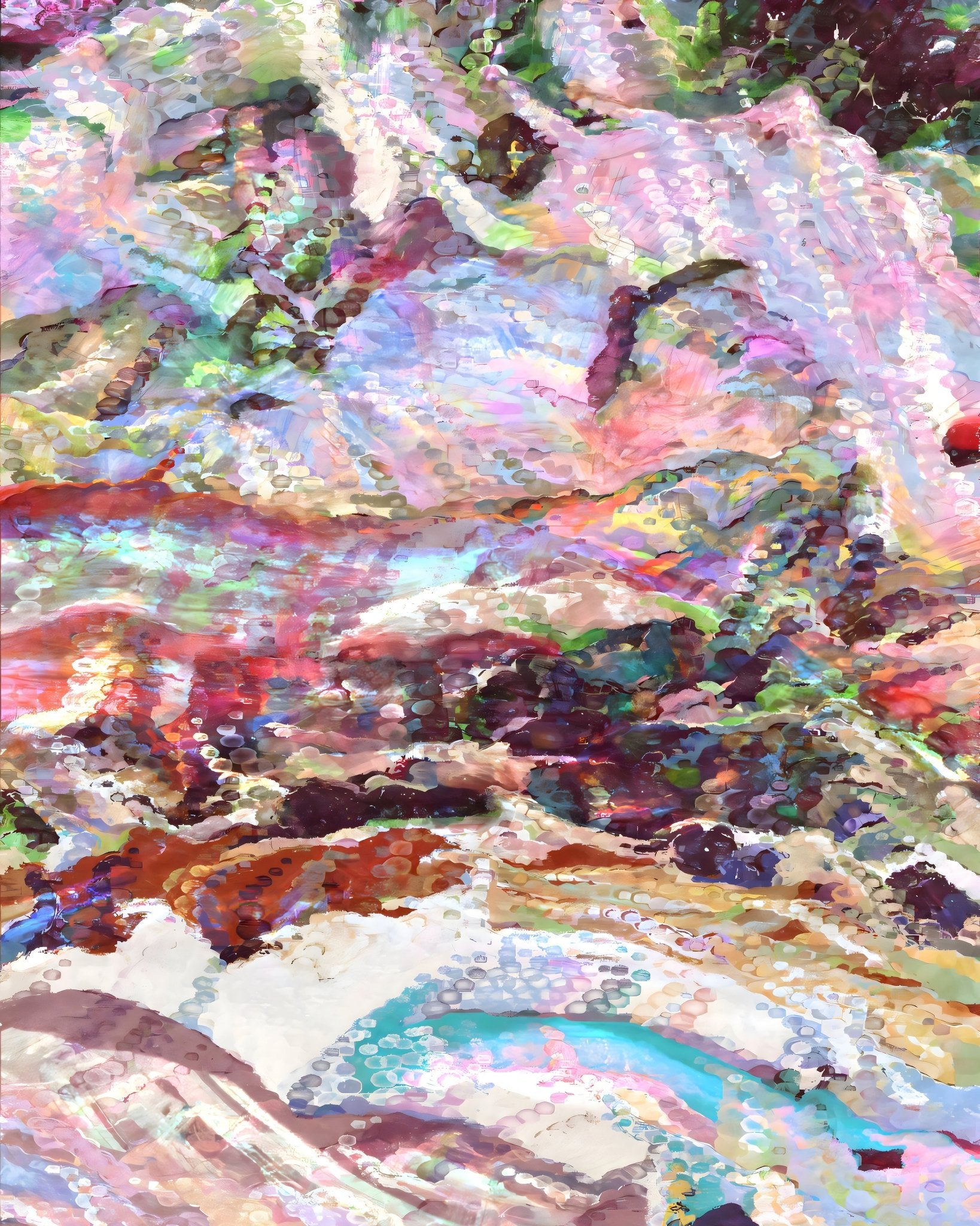 Colorful Mineral Flow