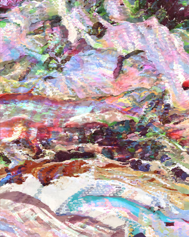 Colorful Mineral Flow