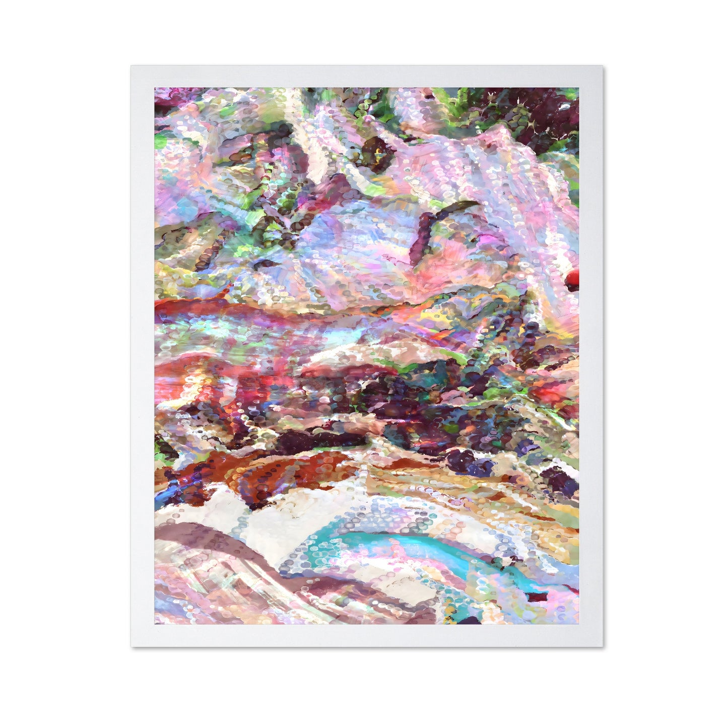 Colorful Mineral Flow