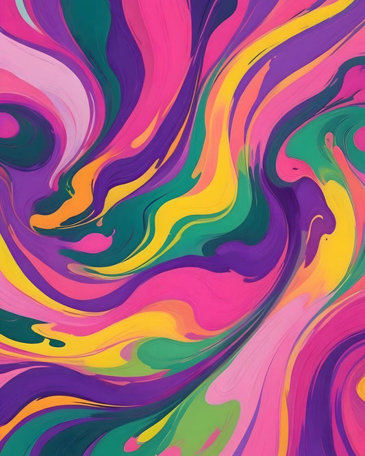 Vibrant Color Flow No1