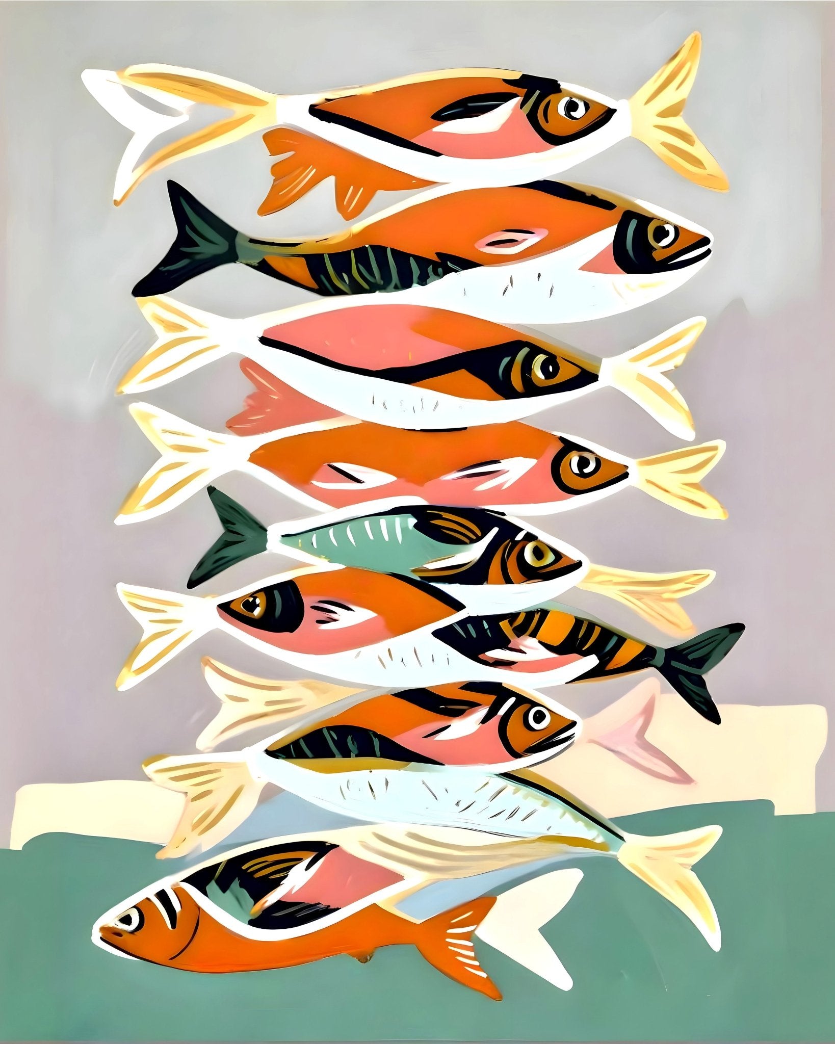 Colorful Fish Stack No2