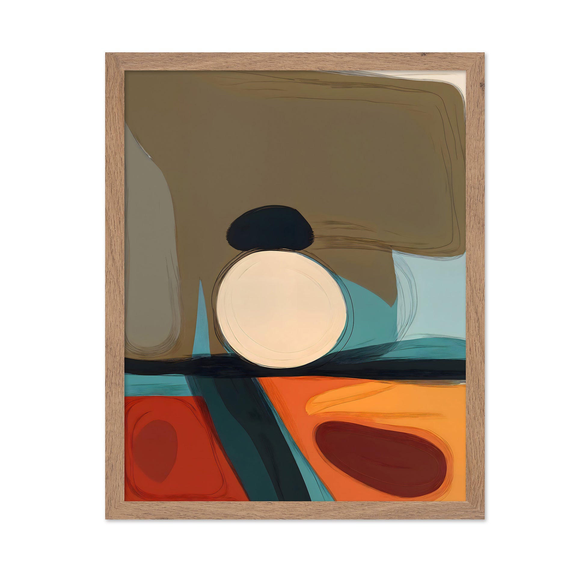 Abstract Sun Horizon