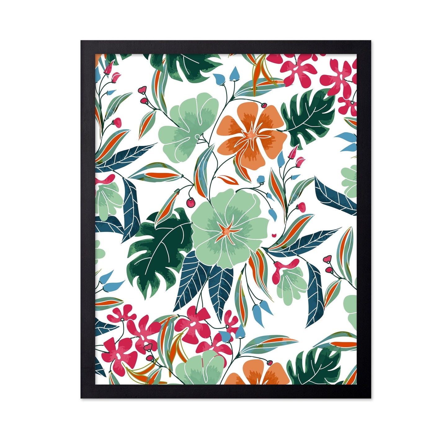 Tropical Floral Pattern No1