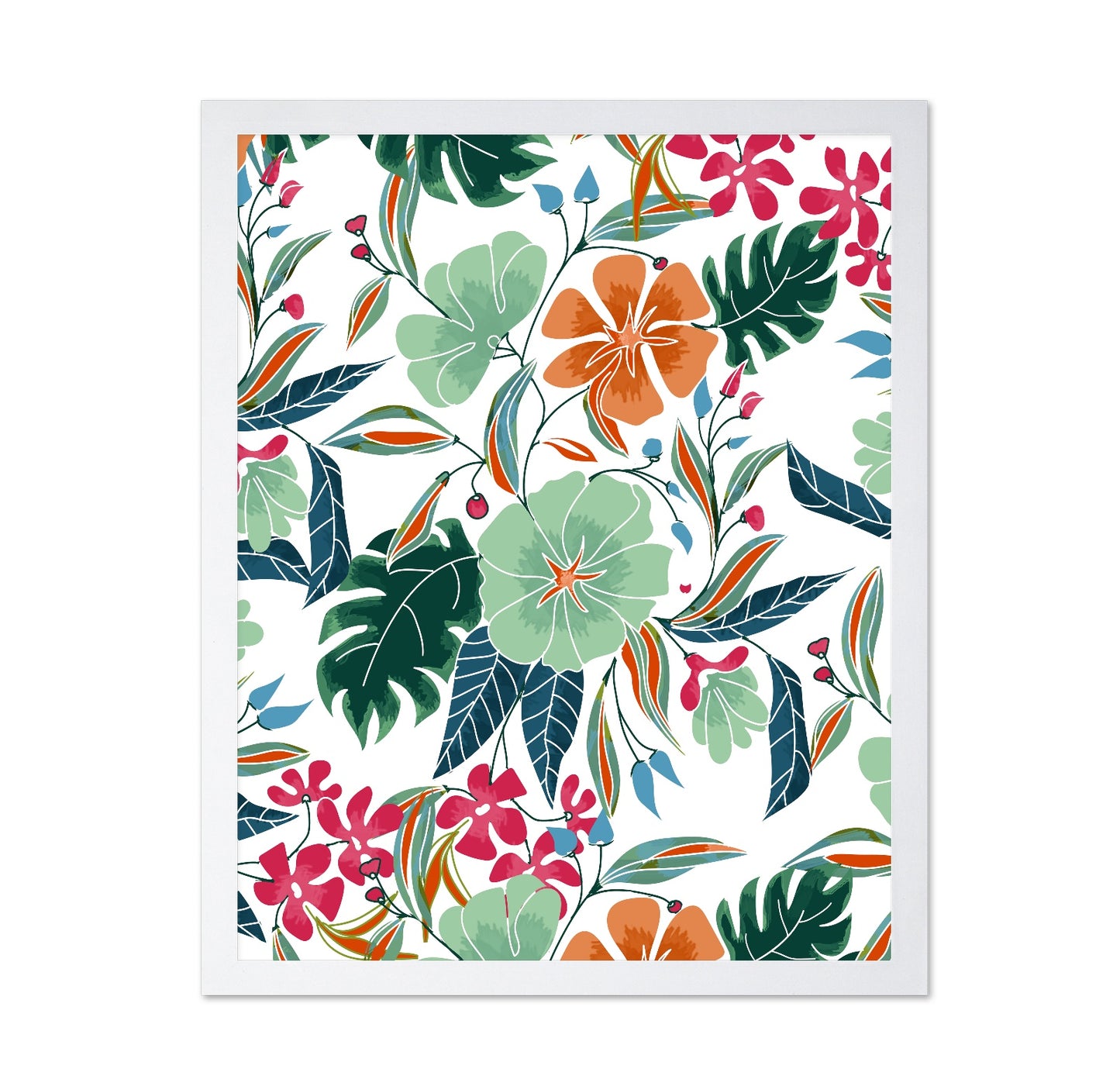 Tropical Floral Pattern No1