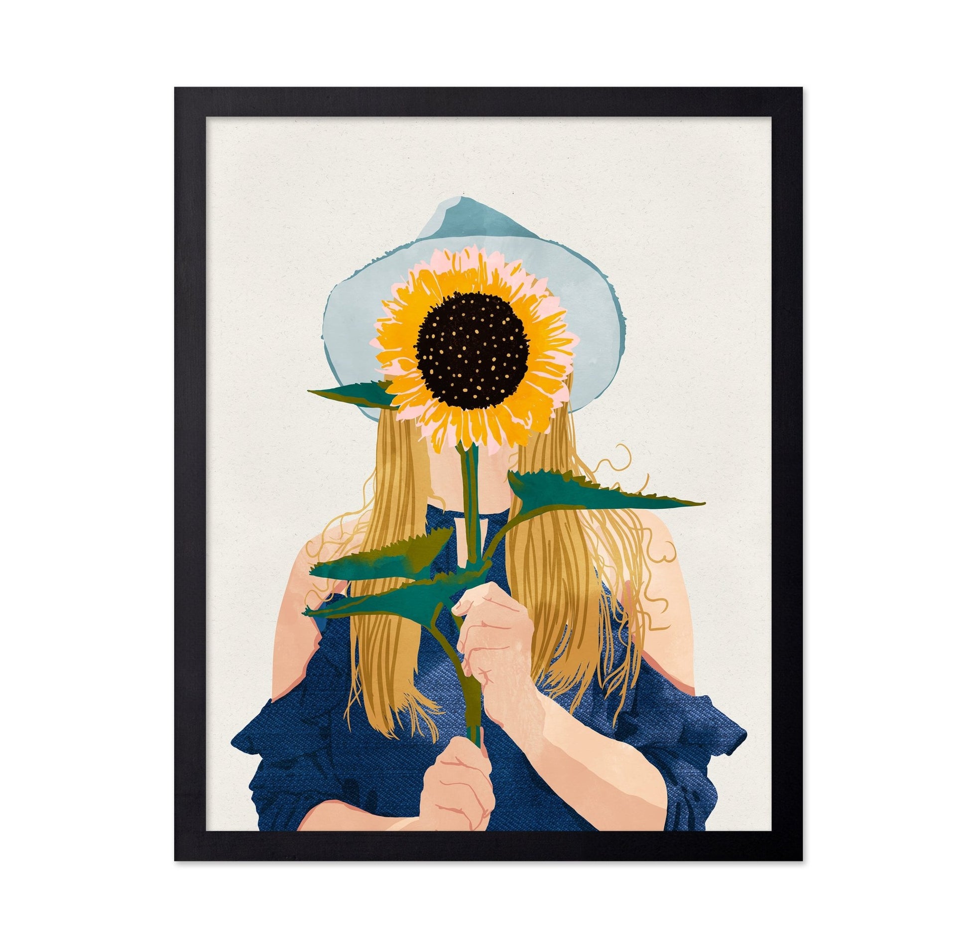 Sunflower Face Girl