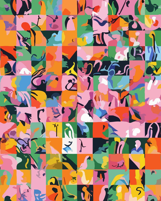 Color Block Mosaic No1