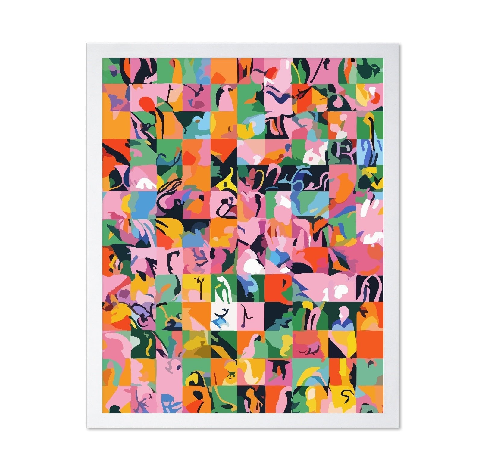 Color Block Mosaic No1