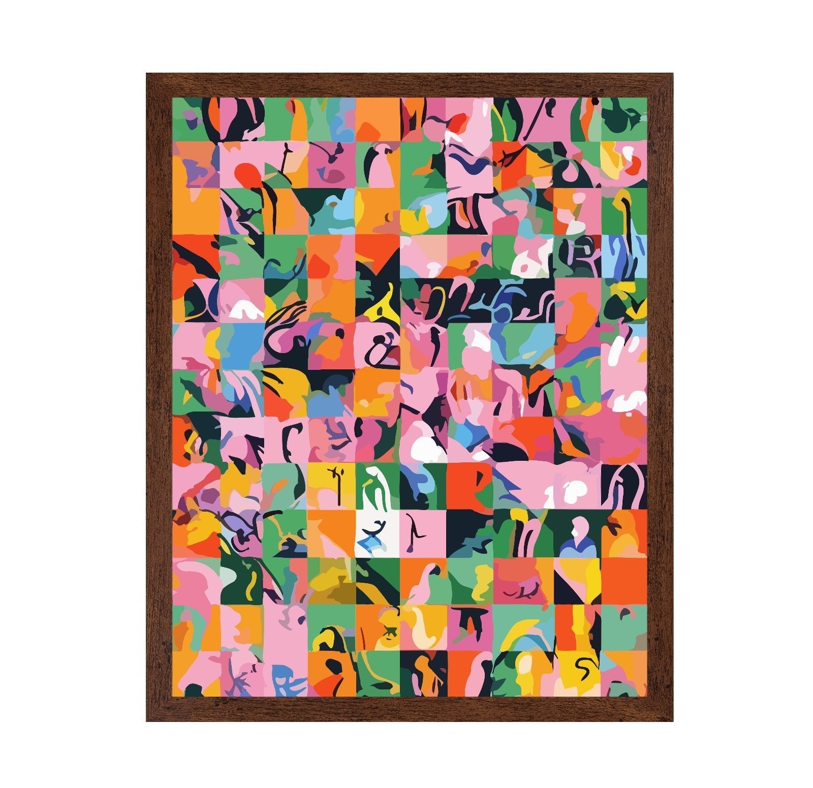 Color Block Mosaic No1