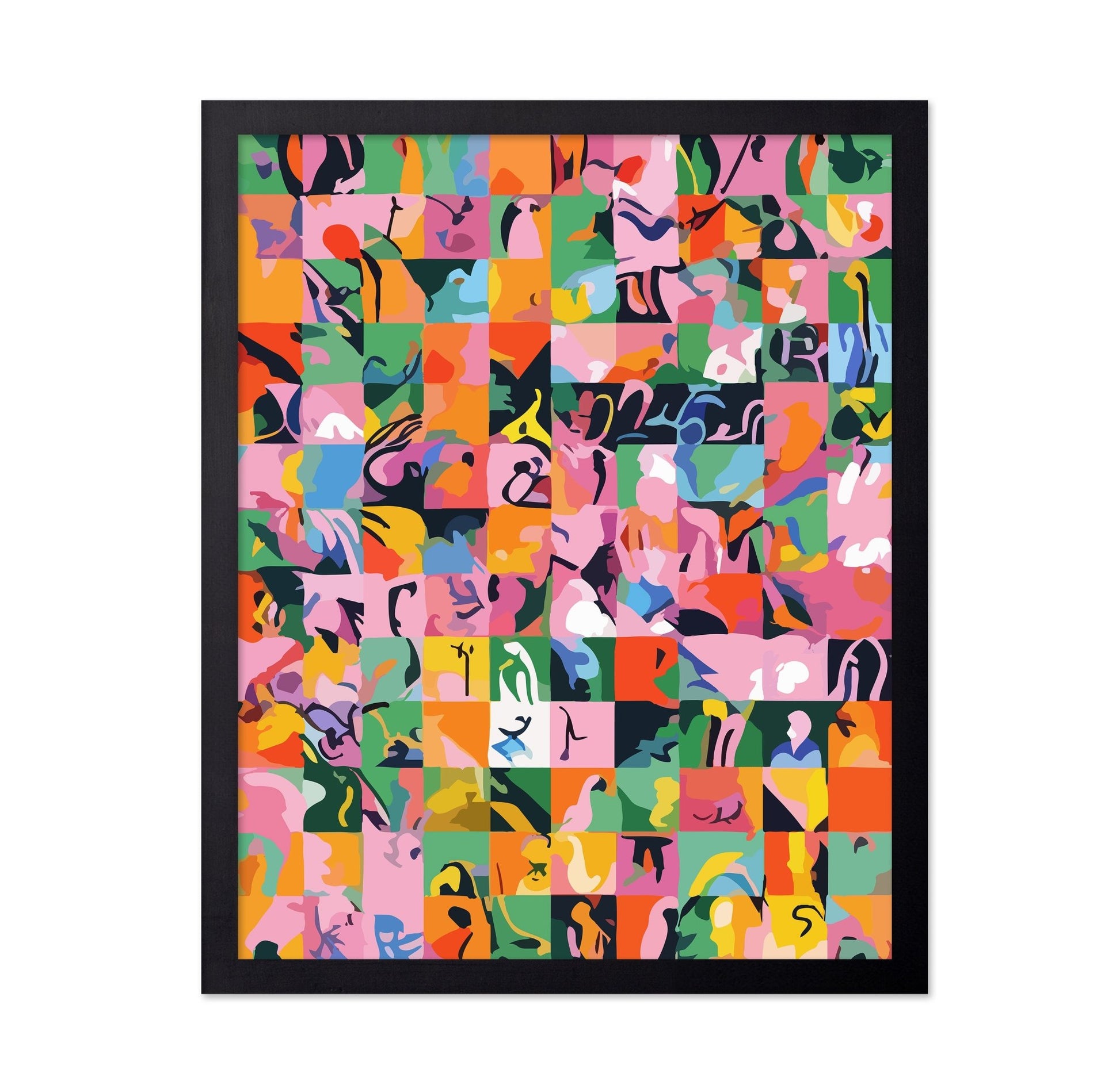 Color Block Mosaic No1