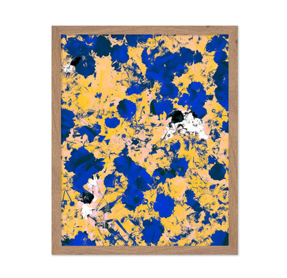 Blue Yellow Floral Mix
