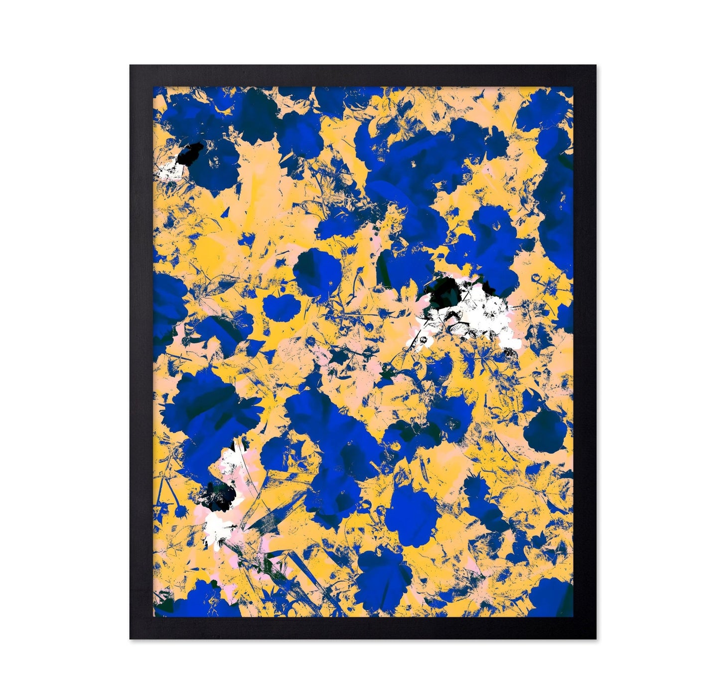 Blue Yellow Floral Mix