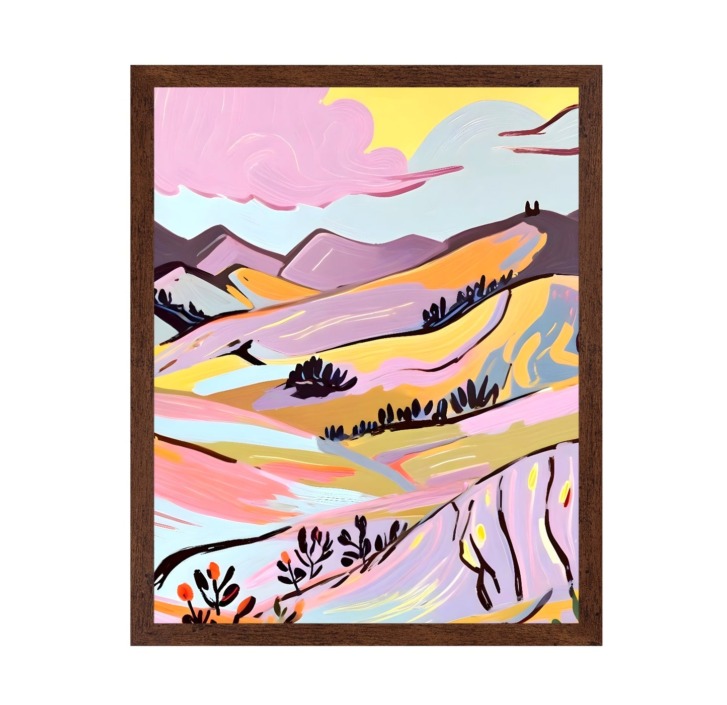 Pastel Rolling Hills No2