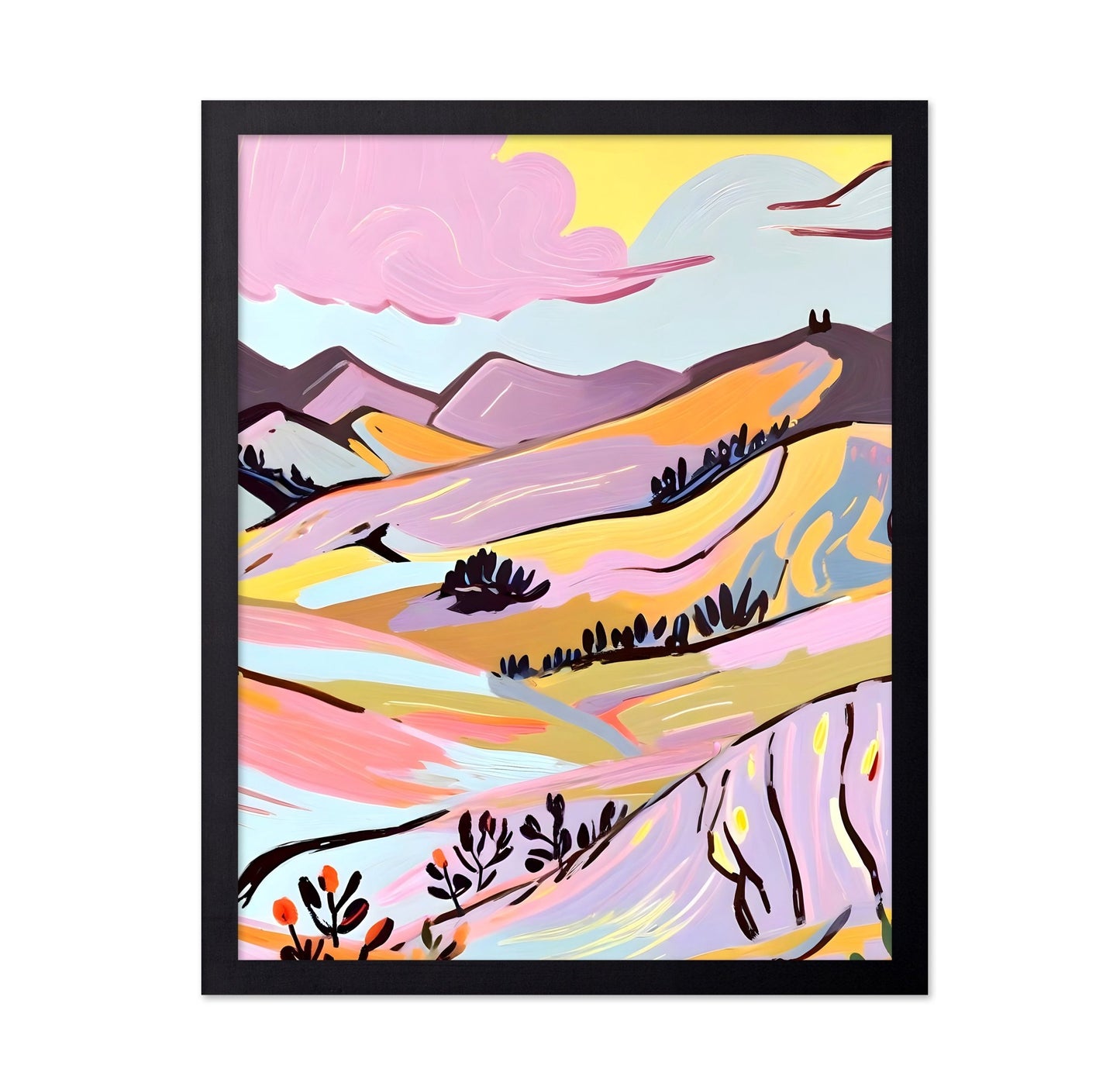 Pastel Rolling Hills No2