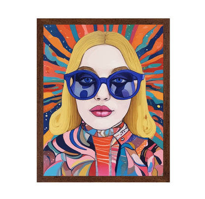 Colorful Sunglass Woman