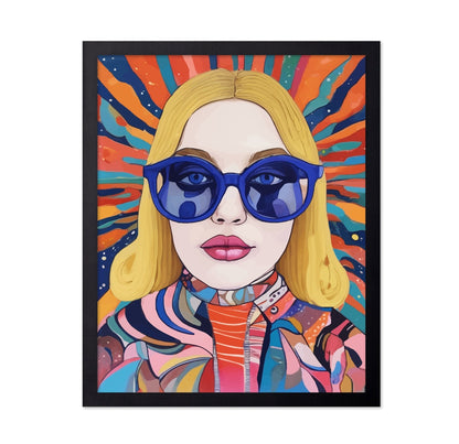 Colorful Sunglass Woman