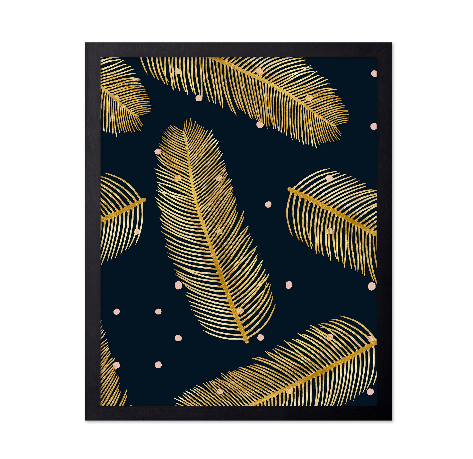 Gold Palm Pattern