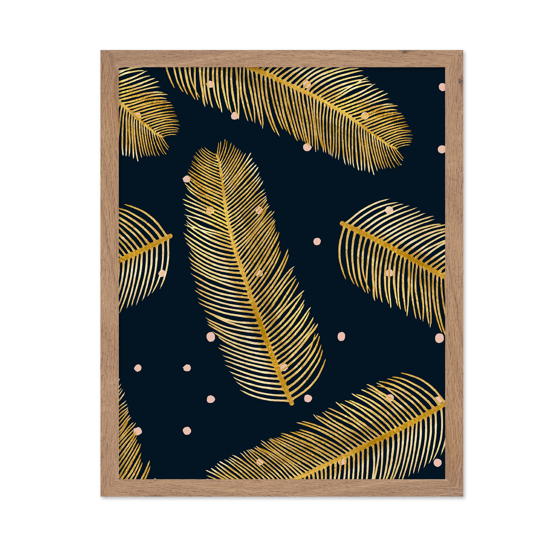 Gold Palm Pattern