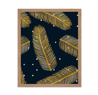 Gold Palm Pattern