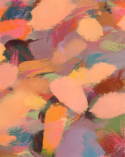 Peach Abstract Flow