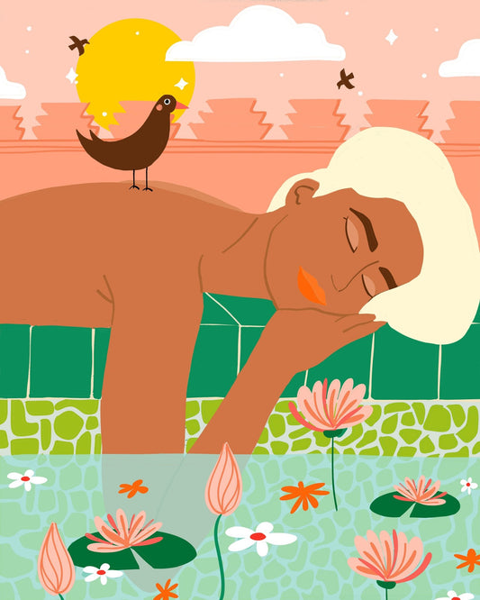 Relaxing Bath Scene No1