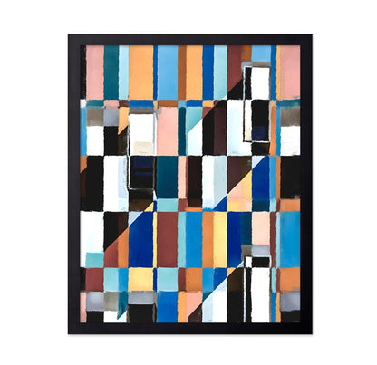 Geometric Color Blocks No5