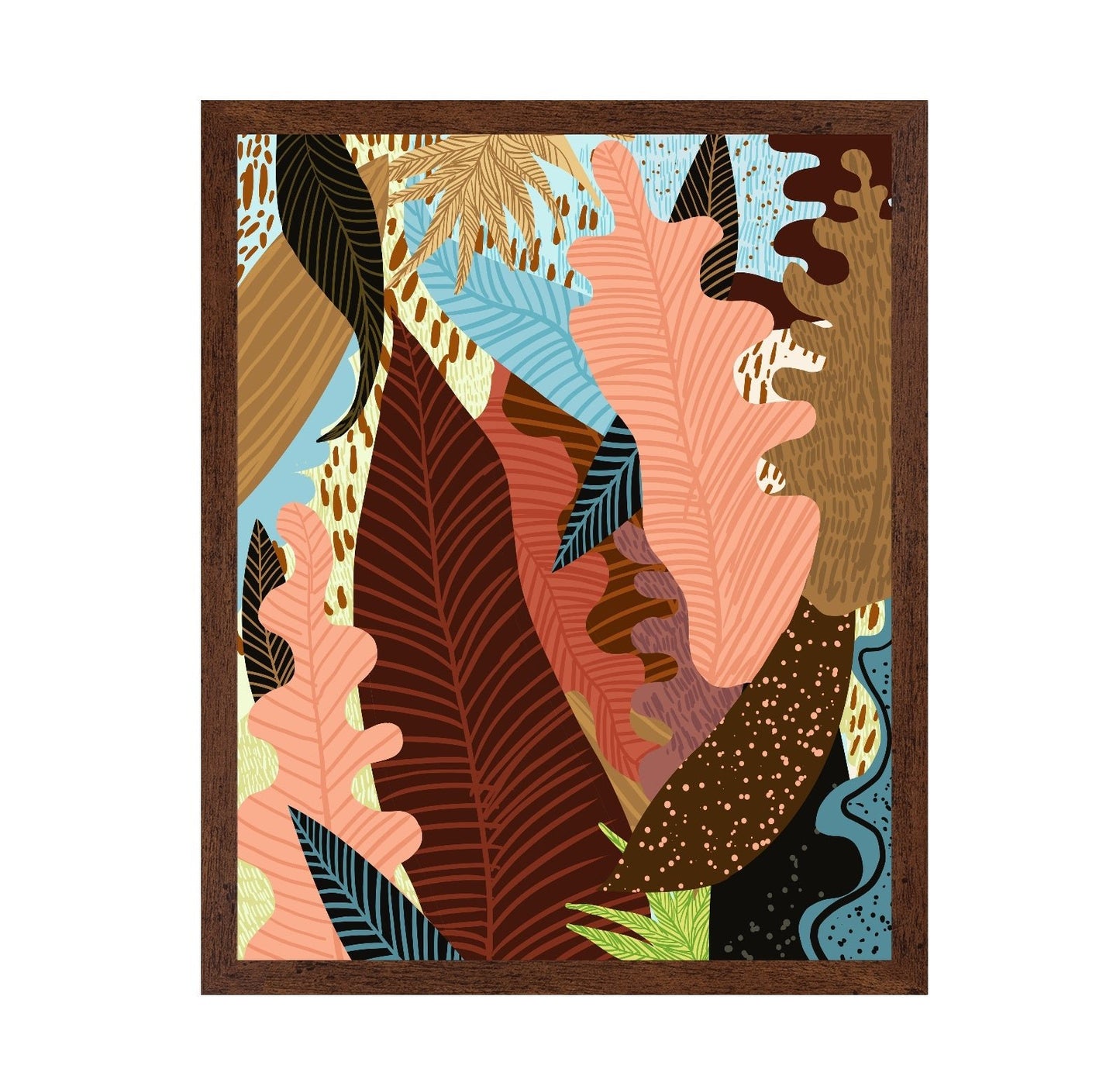 Abstract Tropical Leaves No3