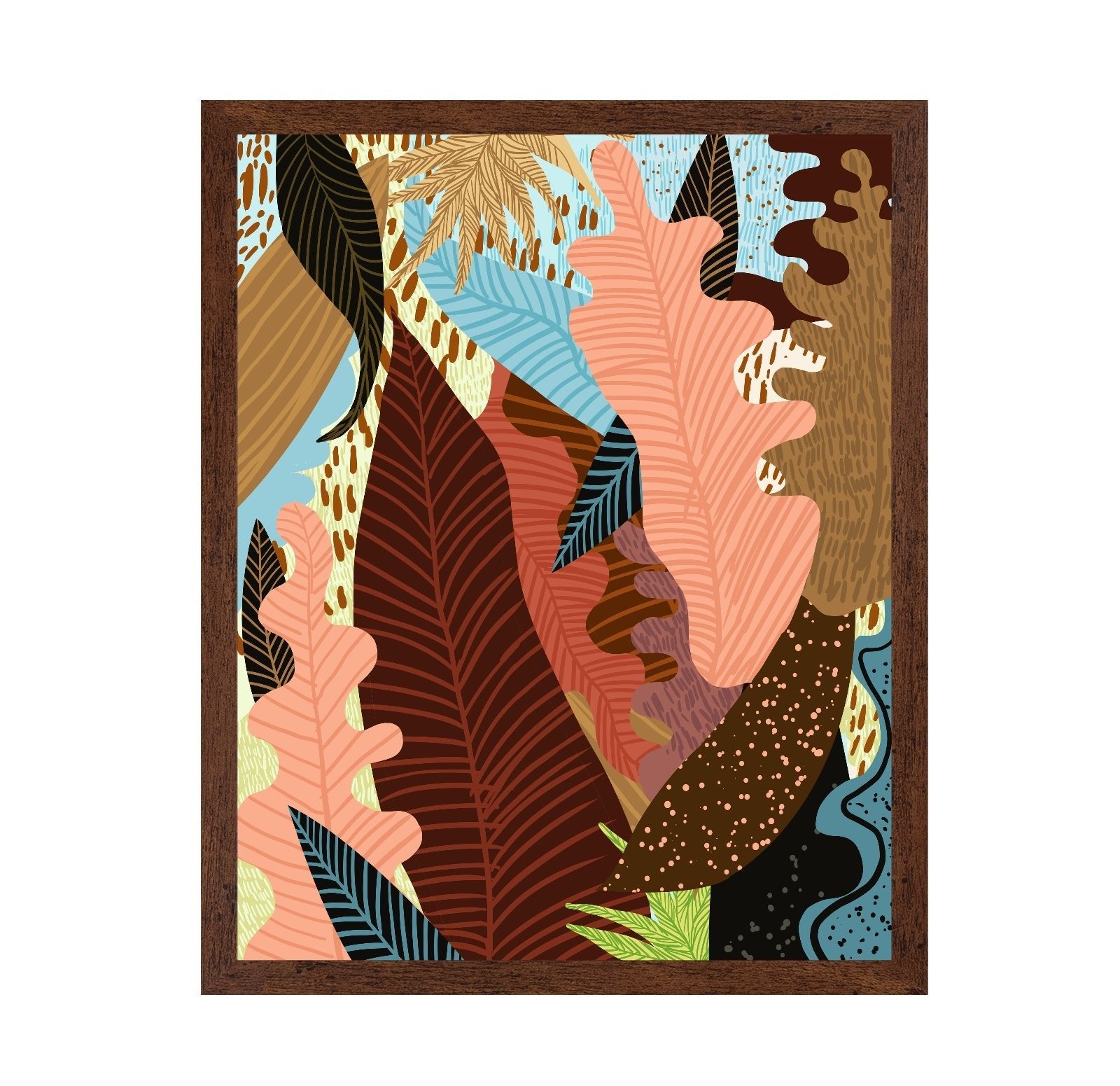 Abstract Tropical Leaves No3