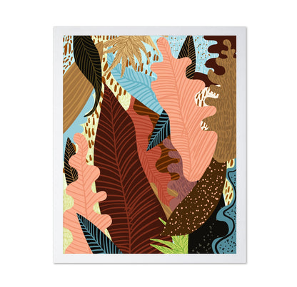 Abstract Tropical Leaves No3