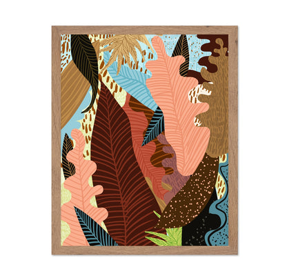 Abstract Tropical Leaves No3