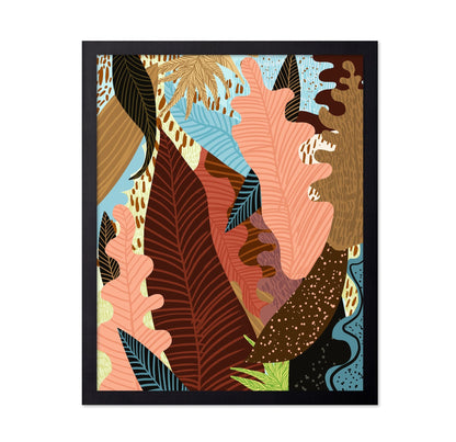 Abstract Tropical Leaves No3