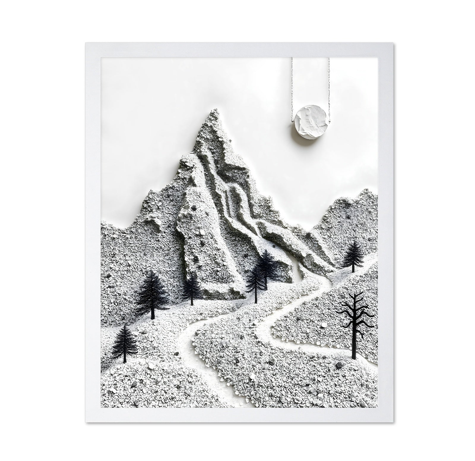Minimalist Mountain Sculpture