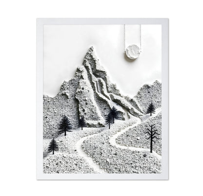 Minimalist Mountain Sculpture