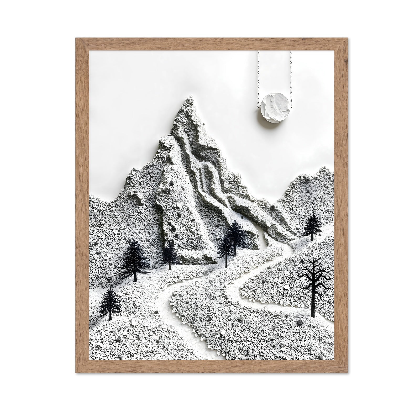 Minimalist Mountain Sculpture