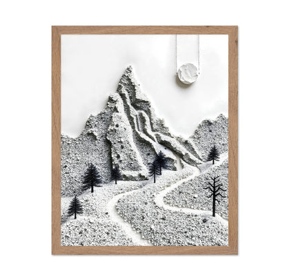 Minimalist Mountain Sculpture