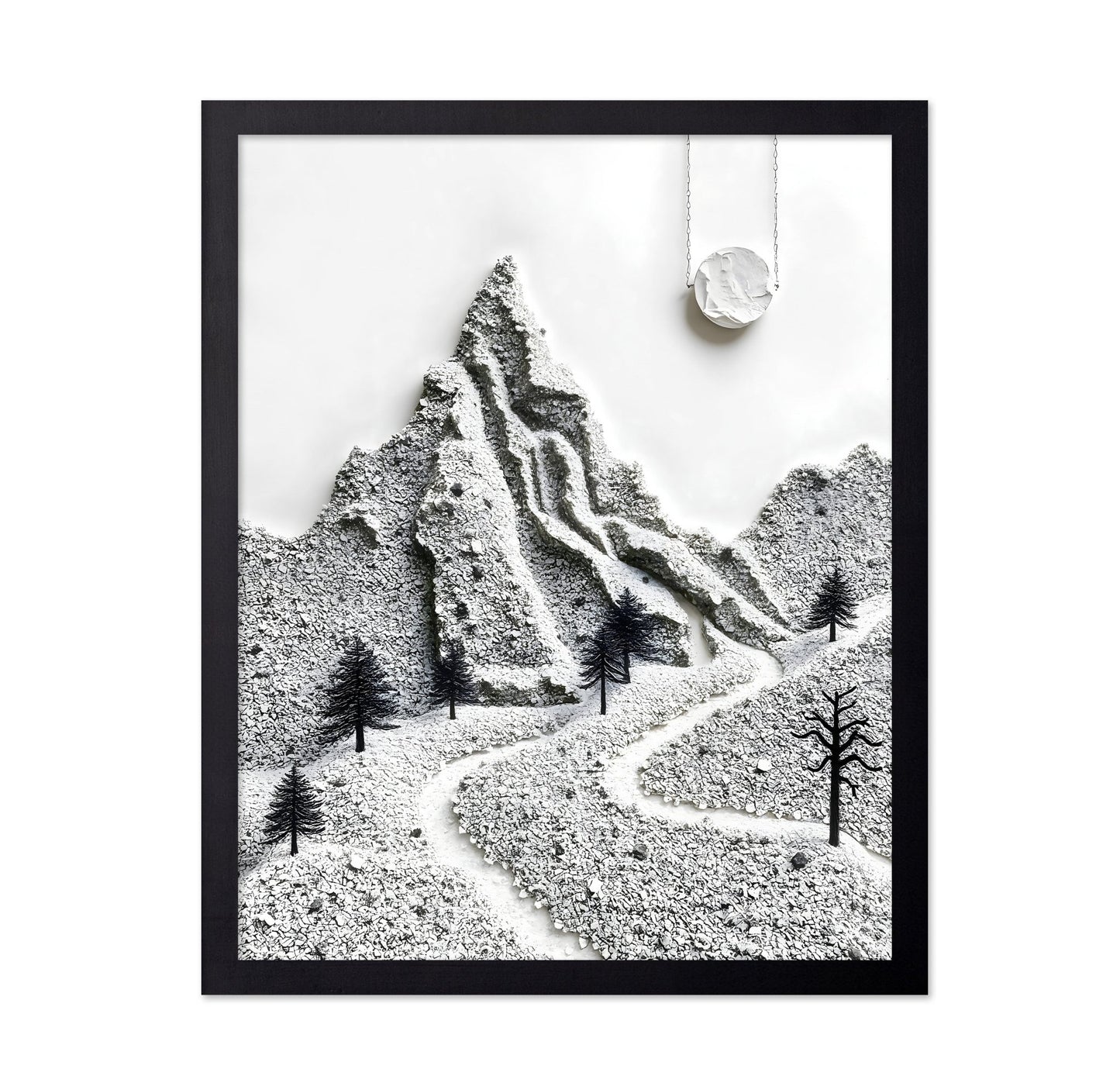 Minimalist Mountain Sculpture