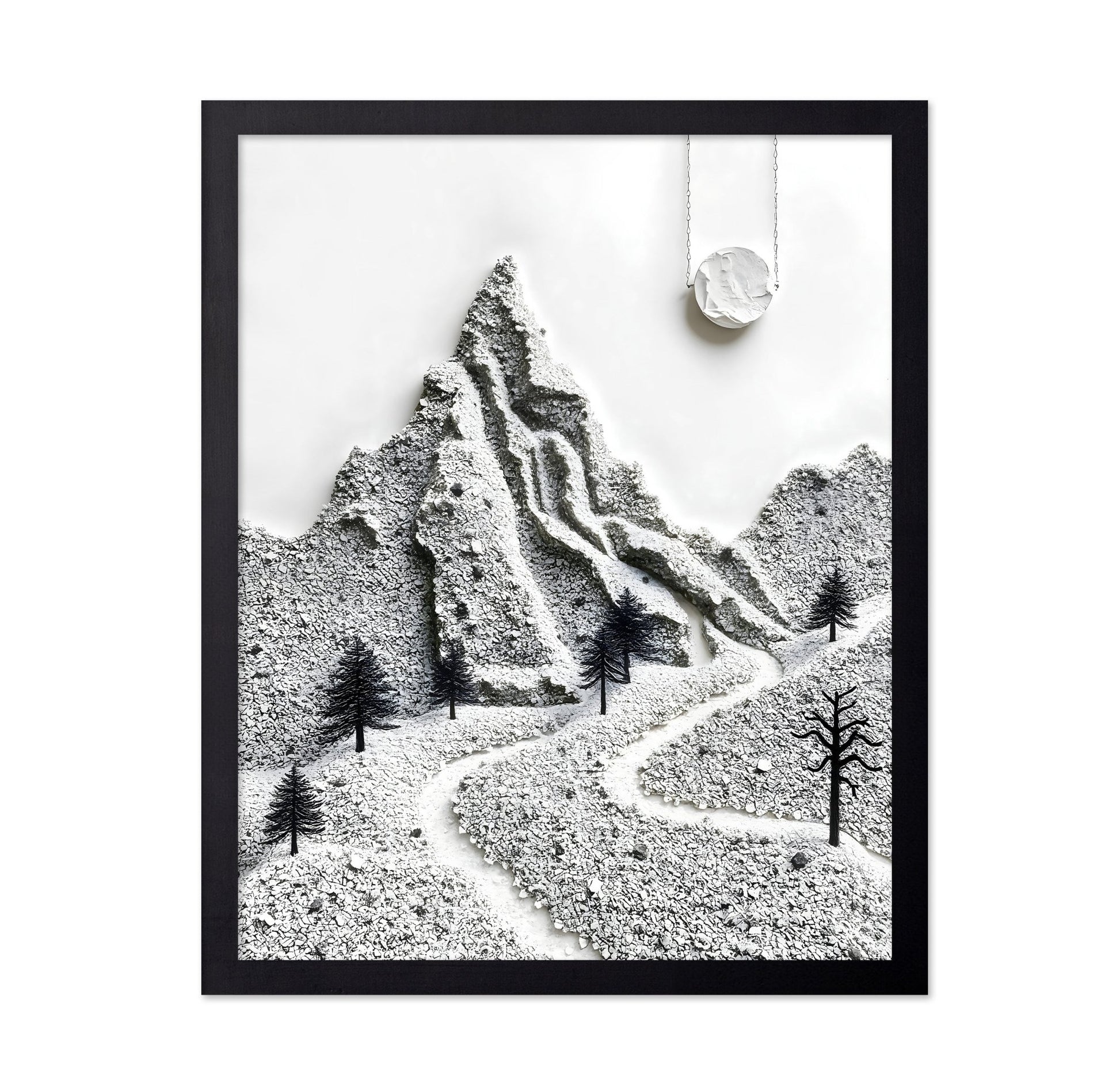 Minimalist Mountain Sculpture