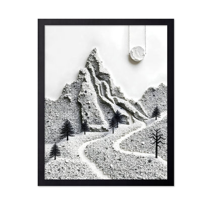 Minimalist Mountain Sculpture