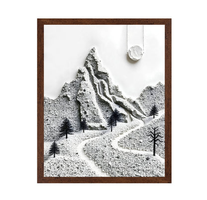 Minimalist Mountain Sculpture