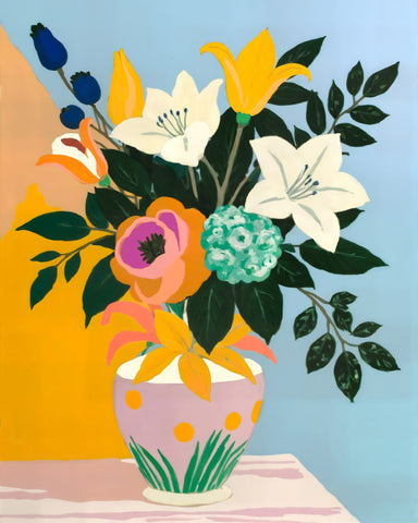 Colorful Floral Vase No2