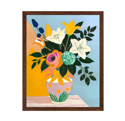Colorful Floral Vase No2