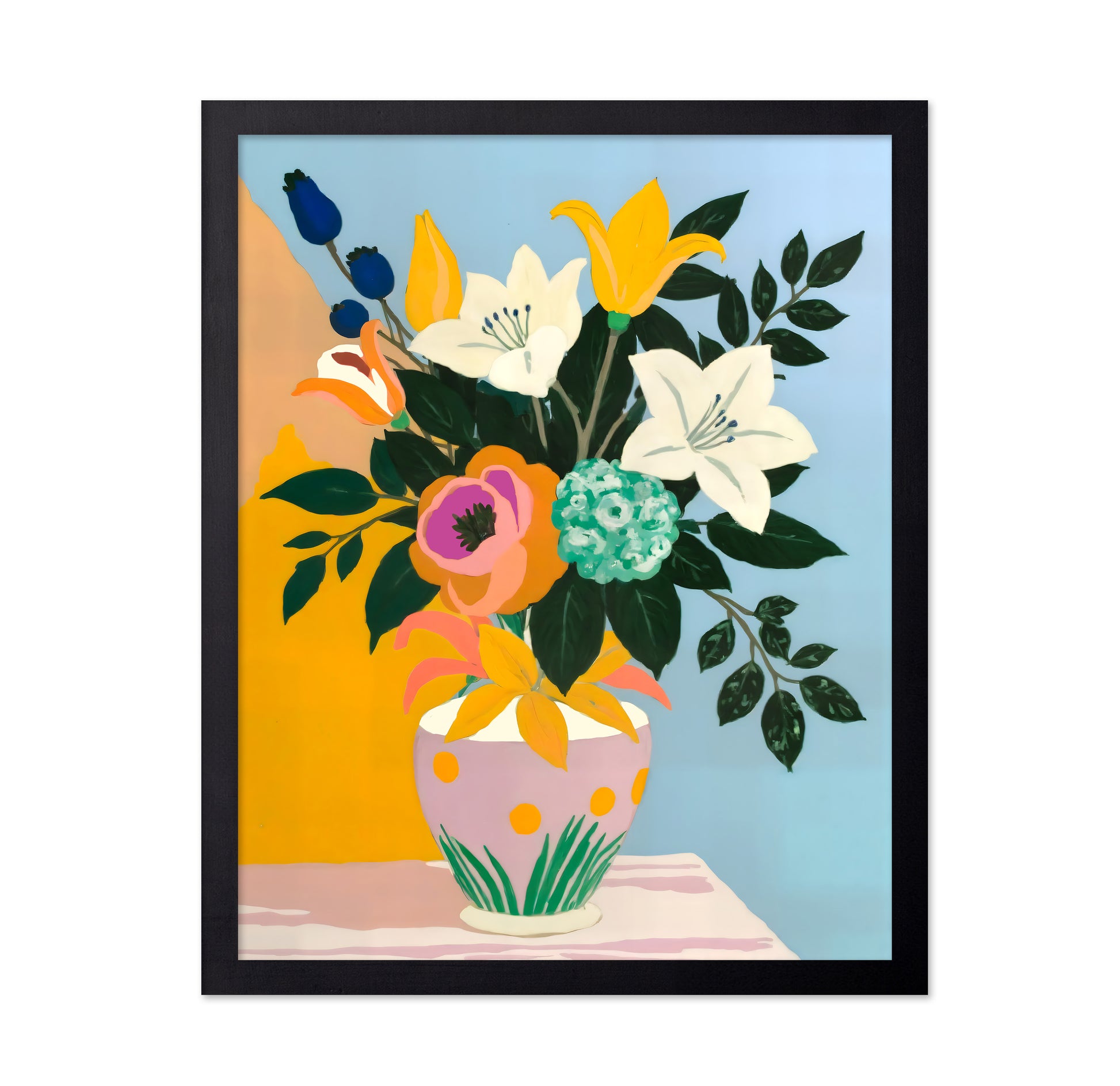 Colorful Floral Vase No2