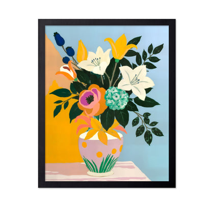 Colorful Floral Vase No2