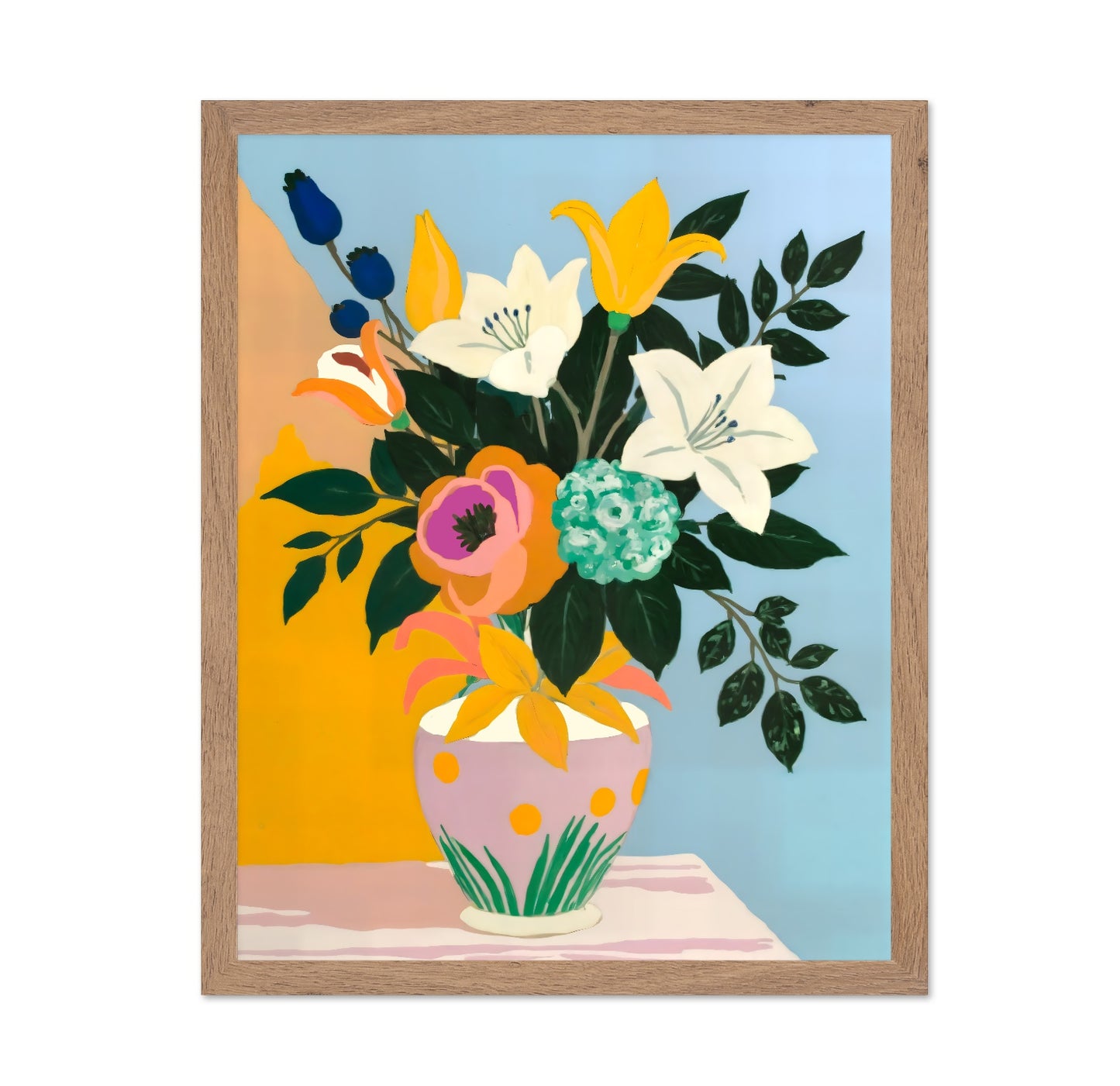 Colorful Floral Vase No2