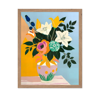 Colorful Floral Vase No2